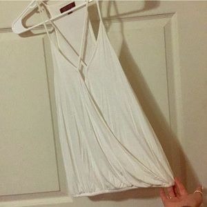 White soft and sexy tank